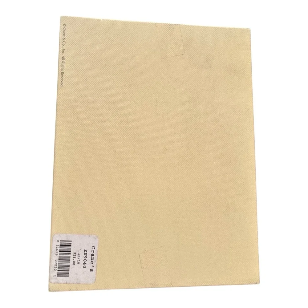 Angel Card‎ Blank Inside 10 Cards 10 Gold Lined Envelope By Crane & Co